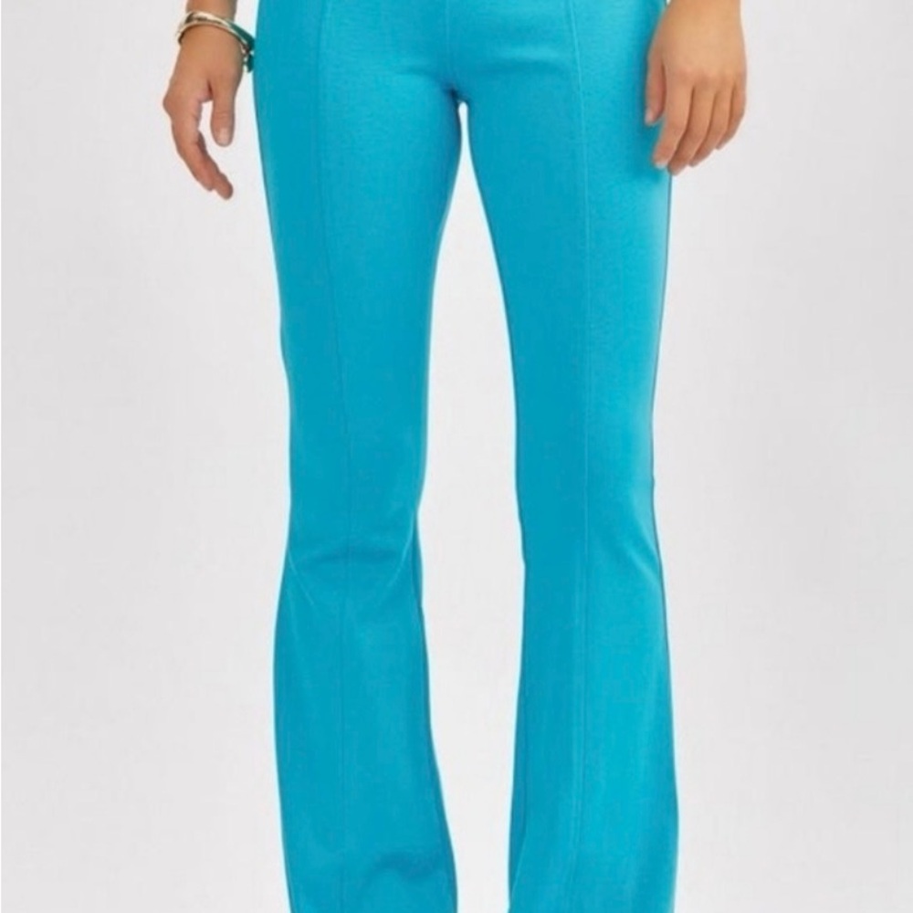 NWT Dear Scarlett Magic Kick Flare Pants Tropical Teal Various Sizes